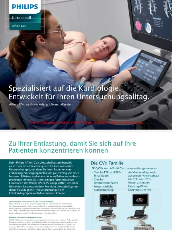 Philips Affinity CVx Broschüre bei Sonowied