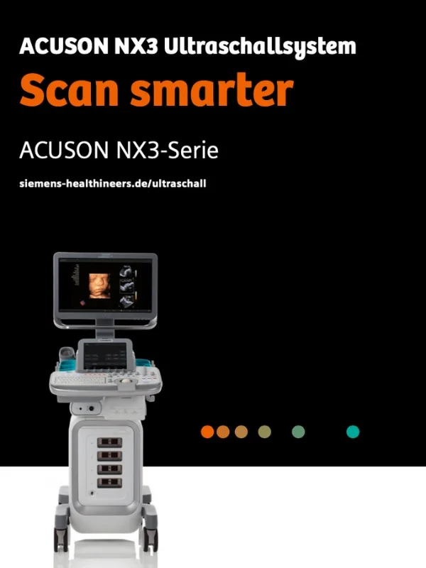 Siemens Acuson NX3 Elite Broschüre bei Sonowied