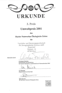 Umweltpreis für Sonowied - Über uns